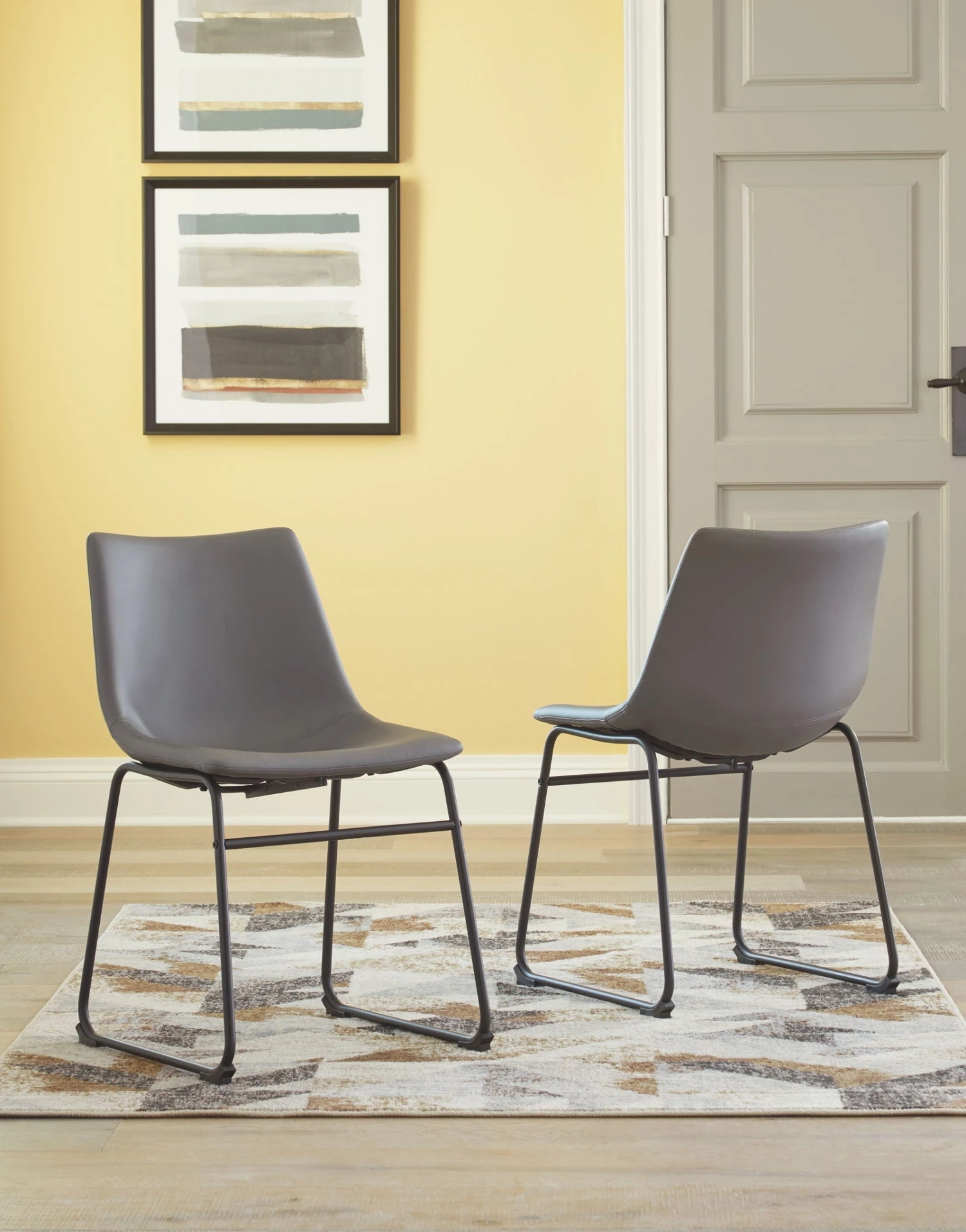 Ashley Centiar Gray Dining Upholstered Side Chair 1 Ashley Centiar Gray Dining Upholstered Side Chair