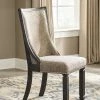 Ashley Tyler Creek - Black/Grayish Brown - Dining Upholstered Side Chair