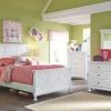 Ashley Kaslyn White Full Bed W/Dresser Mirror & Nightstand