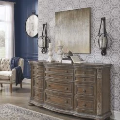 Ashley Charmond Brown Dresser