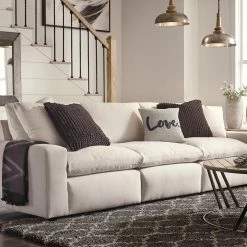 Ashley Savesto 3-Piece Sofa - Charcoal