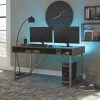 Ashley Barolli - Gunmetal - Gaming Desk