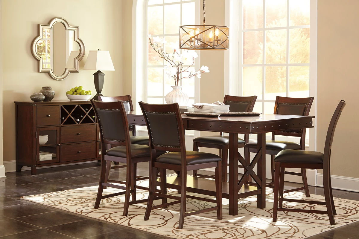 Ashley Collenburg Pub Table & 4 Barstools 1 Ashley Collenburg Pub Table & 4 Barstools