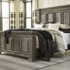 Ashley Beds Wyndahl Queen Panel Bed - Brown