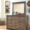 Ashley Dressers Trinell Dresser And Mirror - Brown