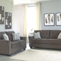 Ashley Living Room Alsen Granite Sofa & Loveseat
