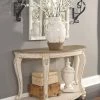 Ashley Living Room Realyn - White/Brown - Sofa Table