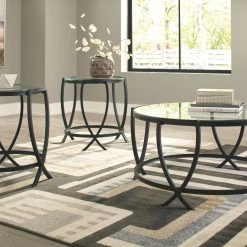Ashley Tarrin - Black - Occasional Table Set (3/CN) Living Room