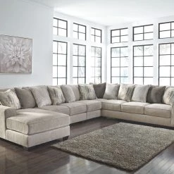 Ashley Ardsley 5-Piece Sectional - Pewter Sectionals