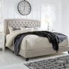 Ashley Jerary - Gray - King Upholstered Bed Bedroom