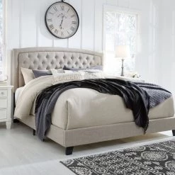 Ashley Jerary - Gray - King Upholstered Bed Bedroom
