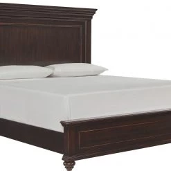Ashley Beds Brynhurst Queen Panel Bed - Dark - Brown
