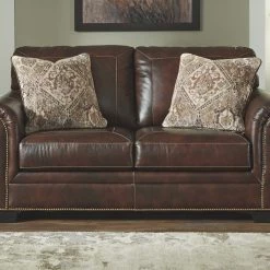 Ashley Roleson Walnut Loveseat Living Room