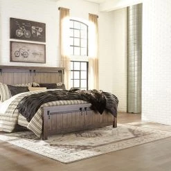 Ashley Lakeleih Queen Panel Bed - Brown Beds