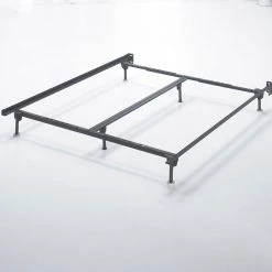 Ashley Frames And Rails - Black - Q/K/CK Bolt On Bed Frame Bedroom