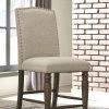 Ashley Lettner - Gray/Brown - Upholstered Barstool Dining Room