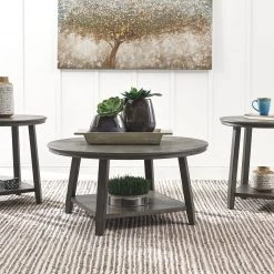 Ashley Caitbrook - Gray - Occasional Table Set (3/CN) Living Room