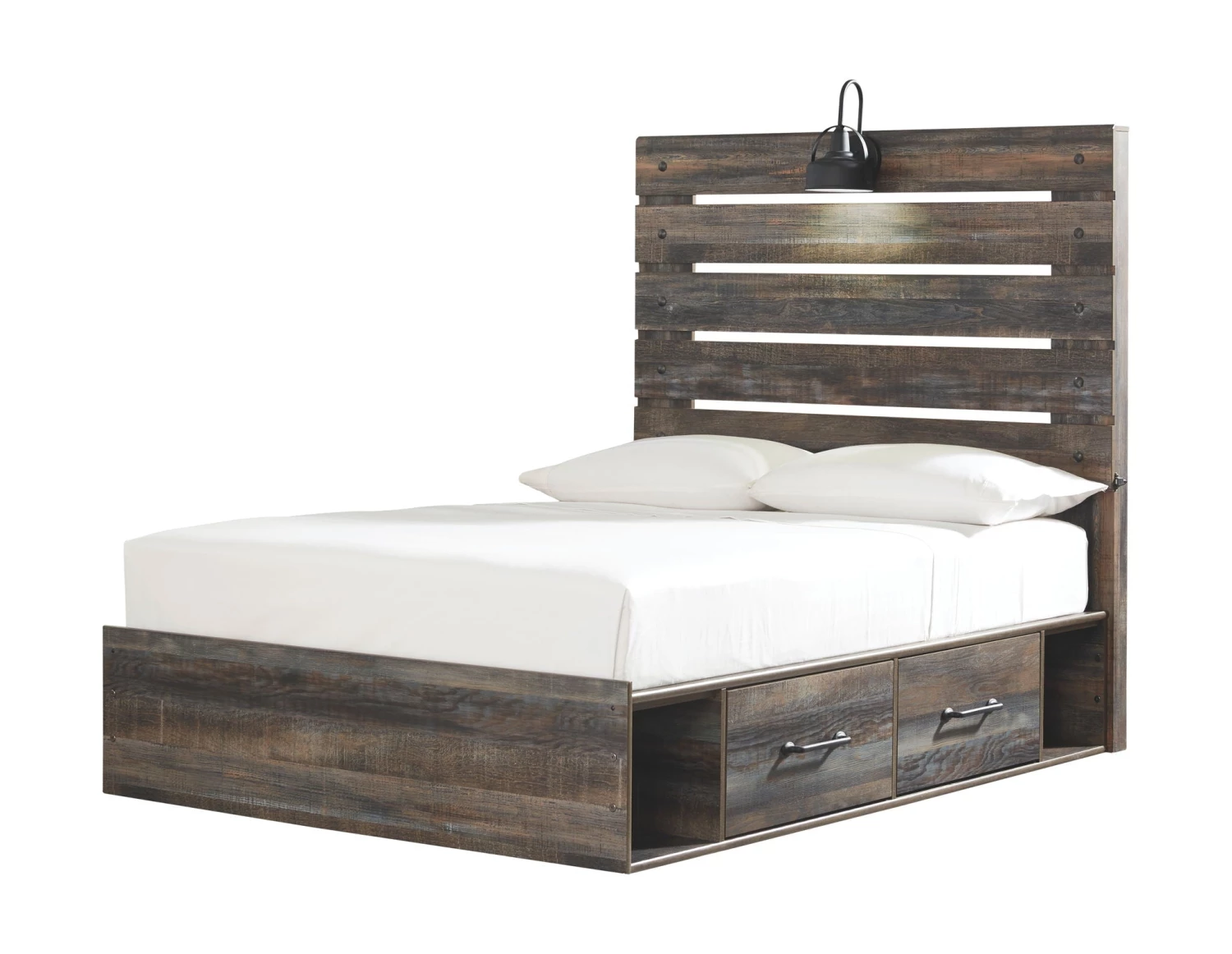 Ashley Drystan Full Panel Bed With 1 Side Storage - Multi 1 Ashley Drystan Full Panel Bed With 1 Side Storage - Multi