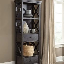Ashley Tyler Creek - Black/Gray - Display Cabinet Dining Room