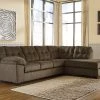 Ashley Accrington 2-Piece Sectional - Earth