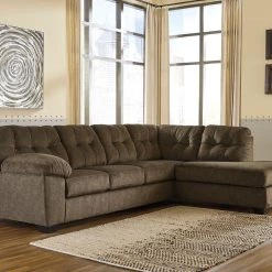 Ashley Accrington 2-Piece Sectional - Earth
