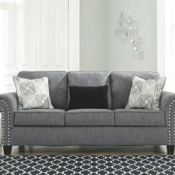 Ashley Living Room Agleno Charcoal Sofa