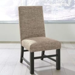 Ashley Sommerford - Black/Brown - Dining Upholstered Side Chair Dining Room