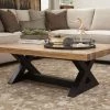 Ashley Living Room Wesling - Light Brown - Rectangular Cocktail Table