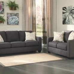 Ashley Alenya Charcoal Sofa & Loveseat Living Room