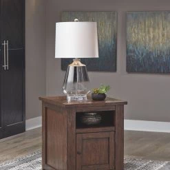 Ashley Living Room Budmore - Brown - Rectangular End Table