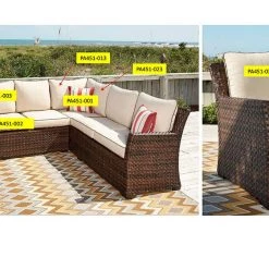 Ashley Outdoor Salceda Beige Back Cushion