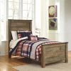 Ashley Trinell Twin Bed - Brown Beds