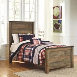 Ashley Trinell Twin Bed - Brown Beds
