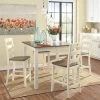 Ashley Dining Room Woodanville Square Counter Table Set (5/CN)