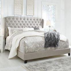 Ashley Bedroom Jerary - Gray - Queen Upholstered Bed