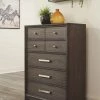 Ashley Bedroom Brueban - Gray - Five Drawer Chest