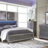Ashley Lodanna Dresser, Mirror & King Panel Bed Bedroom