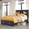 Ashley Reylow King Storage Bed - Dark - Brown Beds