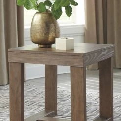 Ashley Cariton - Gray - Square End Table