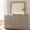 Ashley Dressers Culverbach Dresser And Mirror - Gray