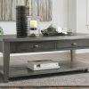 Ashley Living Room Branbury - Grayish Brown - Rectangular Cocktail Table