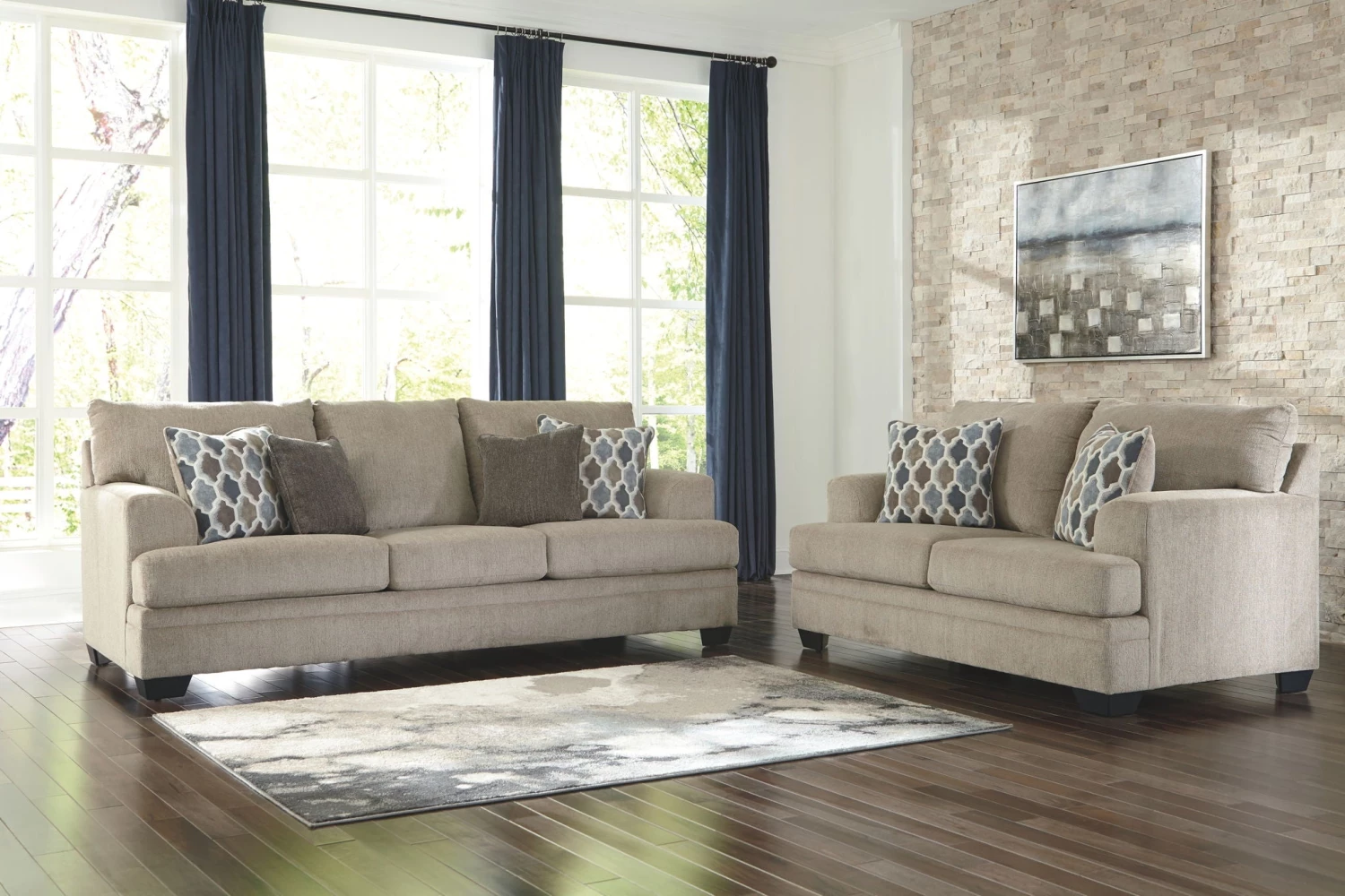 Ashley Living Room Dorsten Sisal Sofa And Loveseat 1 Ashley Living Room Dorsten Sisal Sofa And Loveseat