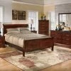 Ashley Alisdair Queen Bed W/ Dresser Mirror & Nightstand Bedroom