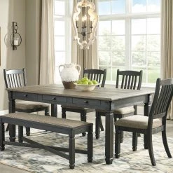 Ashley Tyler Creek Table, 4 Side Chairs & Bench