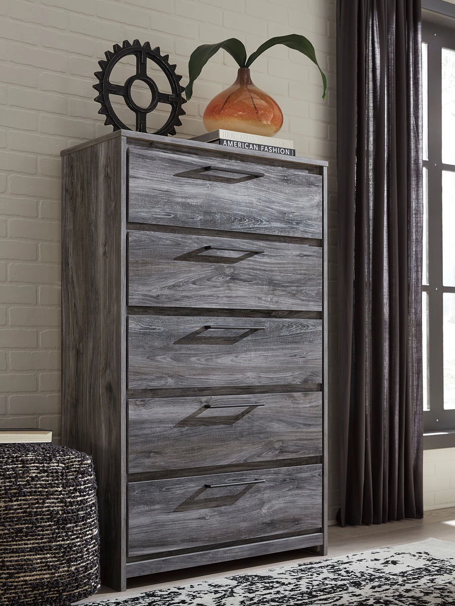 Ashley Baystorm Gray Five Drawer Chest Bedroom 1 Ashley Baystorm Gray Five Drawer Chest Bedroom