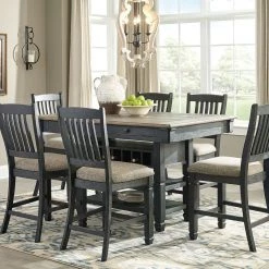 Ashley Tyler Creek Table & 6 Barstools