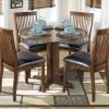 Ashley Stuman Drop Leaf Table & 4 Side Chairs