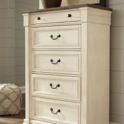 Ashley Bolanburg - Two-tone - Five Drawer Chest Bedroom