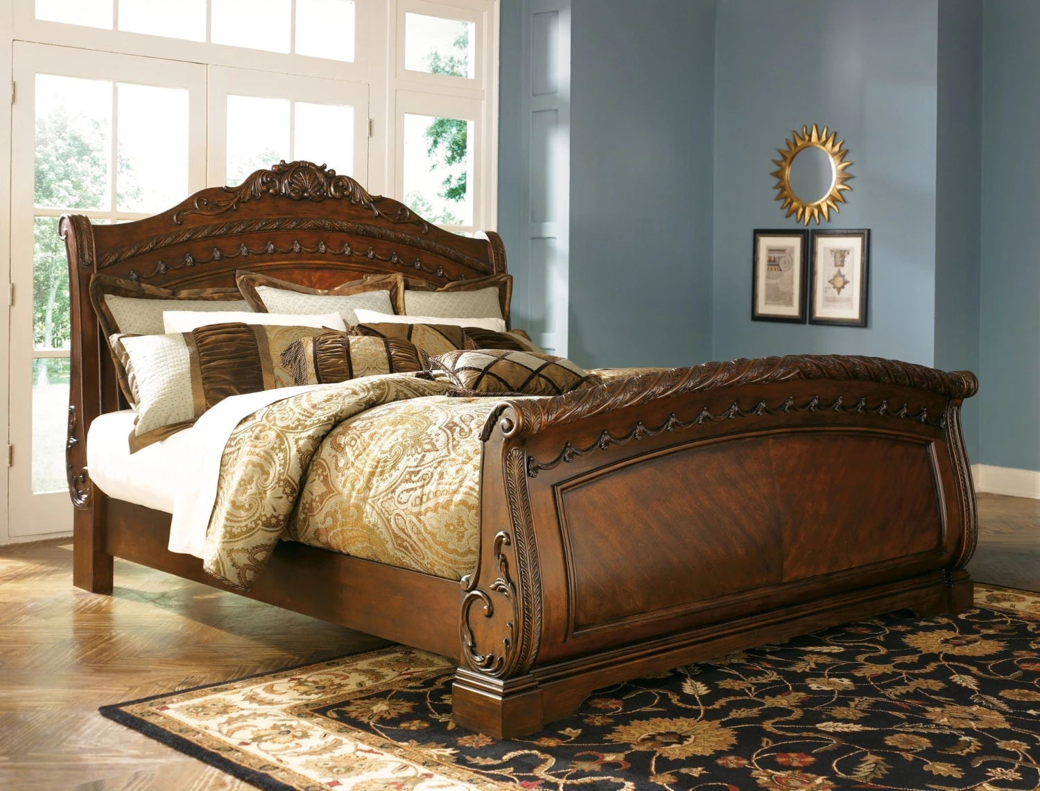 Ashley North Shore California King Sleigh Bed - Shore 1 Ashley North Shore California King Sleigh Bed - Shore