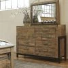 Ashley Sommerford Dresser And Mirror Dressers